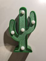 Grüne Kaktus LED Lampe Nachtlicht Deko Leuchte