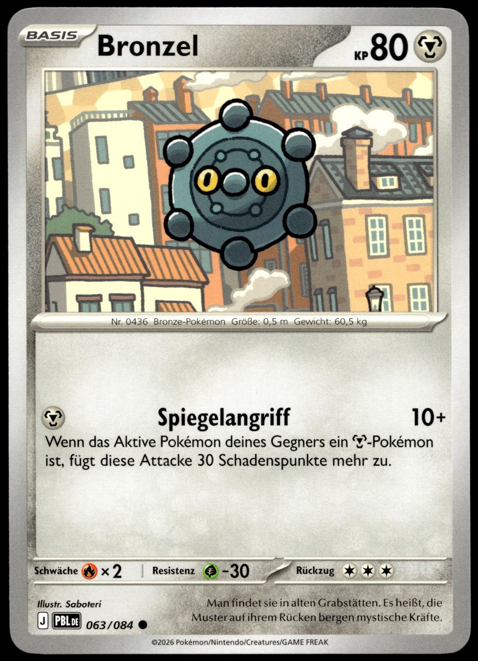 Pokémon Carte collezionabili: Bronzel (PBL DE 063/084) – Usato da Affoltern am Albis venduto da Chiesa_5
