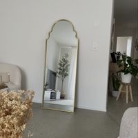 ✨ Grand miroir doré – Élégant et raffiné ✨