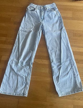 Wide Leg Jeans Mädchen Gr. 158