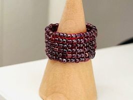 🟢 Modeschmuck-Ring NEU Bague fantaisie pièce unique 53-54