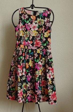 Sommerliches Blumen Midikleid Vera Mont Robe Legere, Gr 38