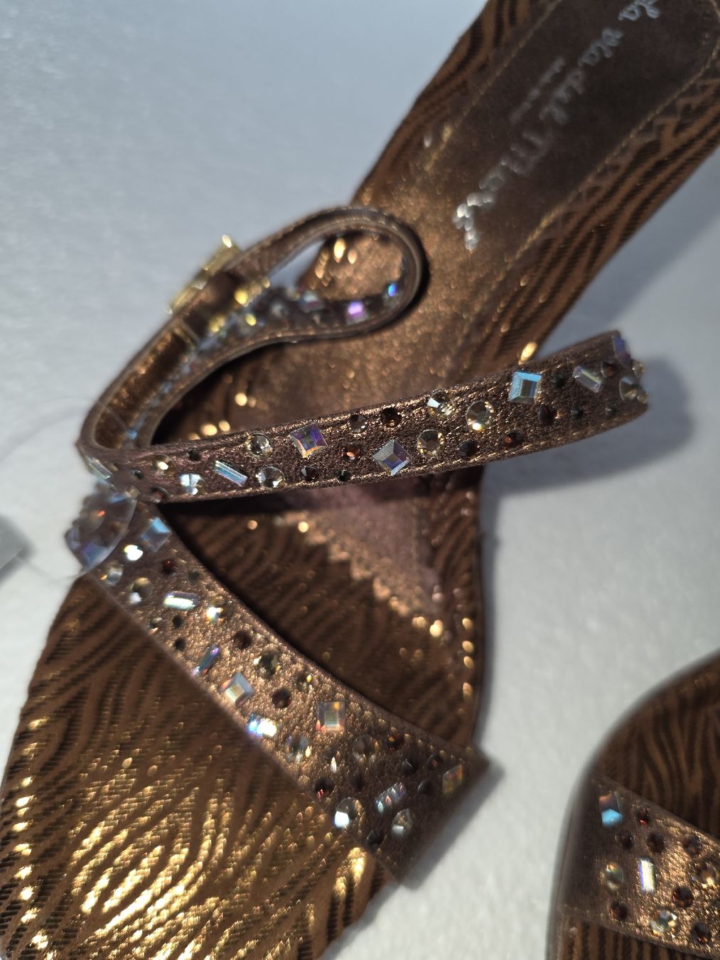 Chaussures femmes: Sandalo con swarovsky – Neuf avec emballage d'origine à calpiogna par dadalter 7
