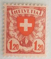 ST214) 164.2.01, Abart HFLVETIA statt Helvetia postfrisch
