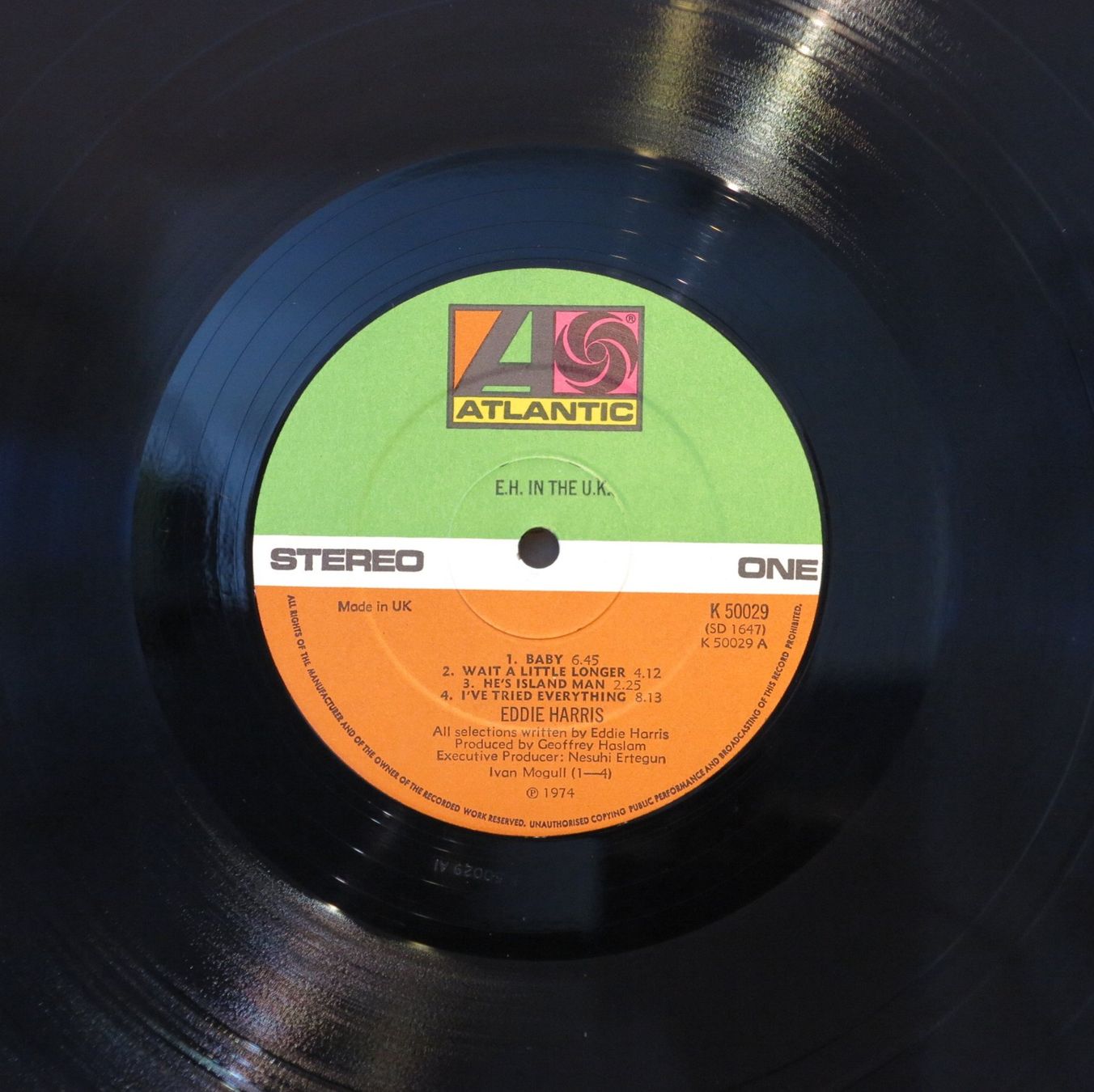 Dischi in vinile: Eddie Harris - E.H in the UK / LP – Usato da Zürich venduto da Naim60 2