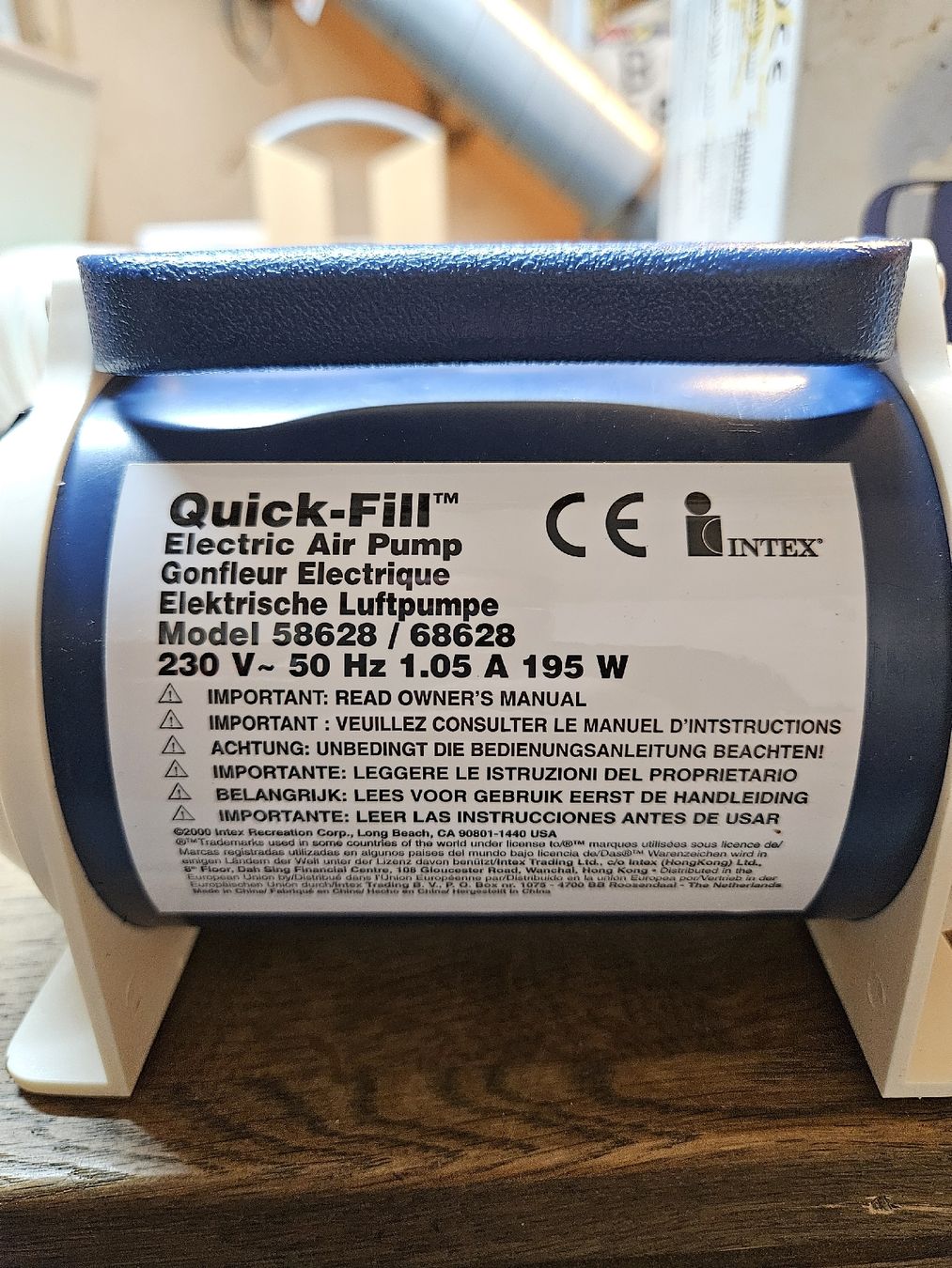 Intex Pompes et pièces: Quick-Fill Intex Luftpumpe 230 Volt AC (DR) – D'occasion à Rorschach par TimelessTrading 3