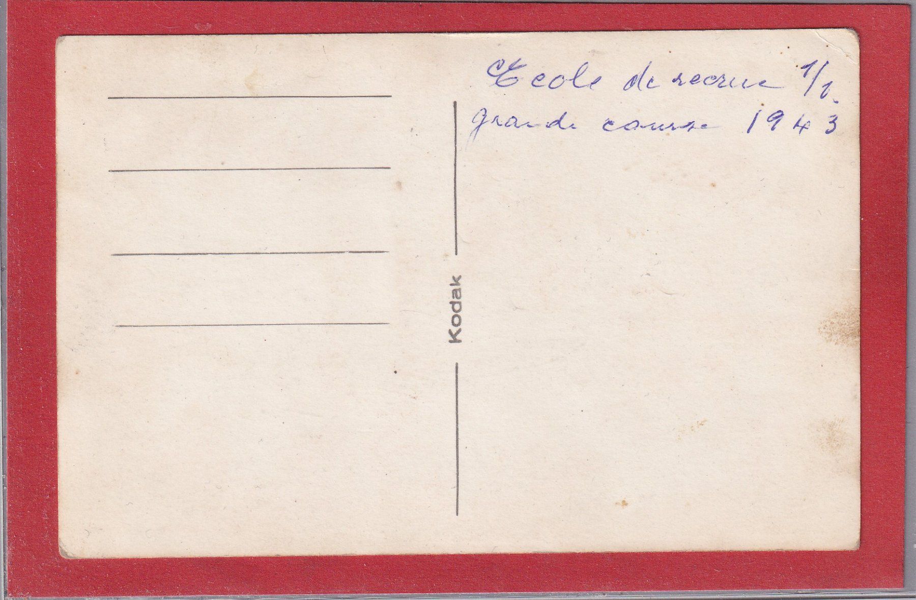 Cartes postales: Ecole de recrue - 1943 – D'occasion à Orvin par Pyaeschli 1
