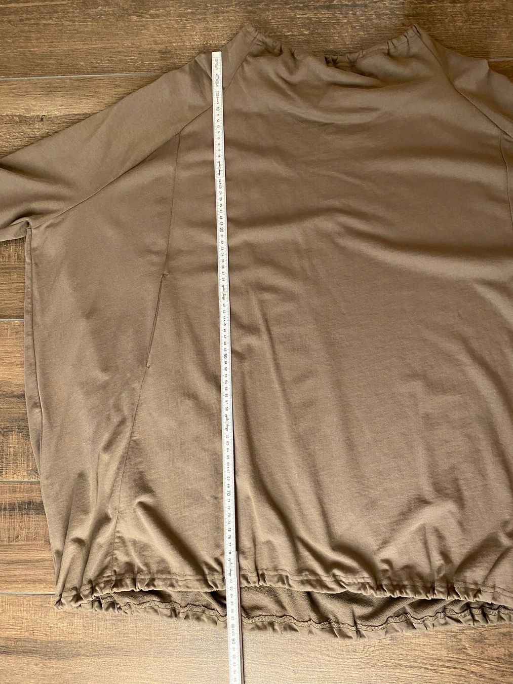 Rundholz Tuniche: Rundholz Tunika / Pulloverkleid camel Gr. onesize – Usato da Arlesheim venduto da san_w9vr 4