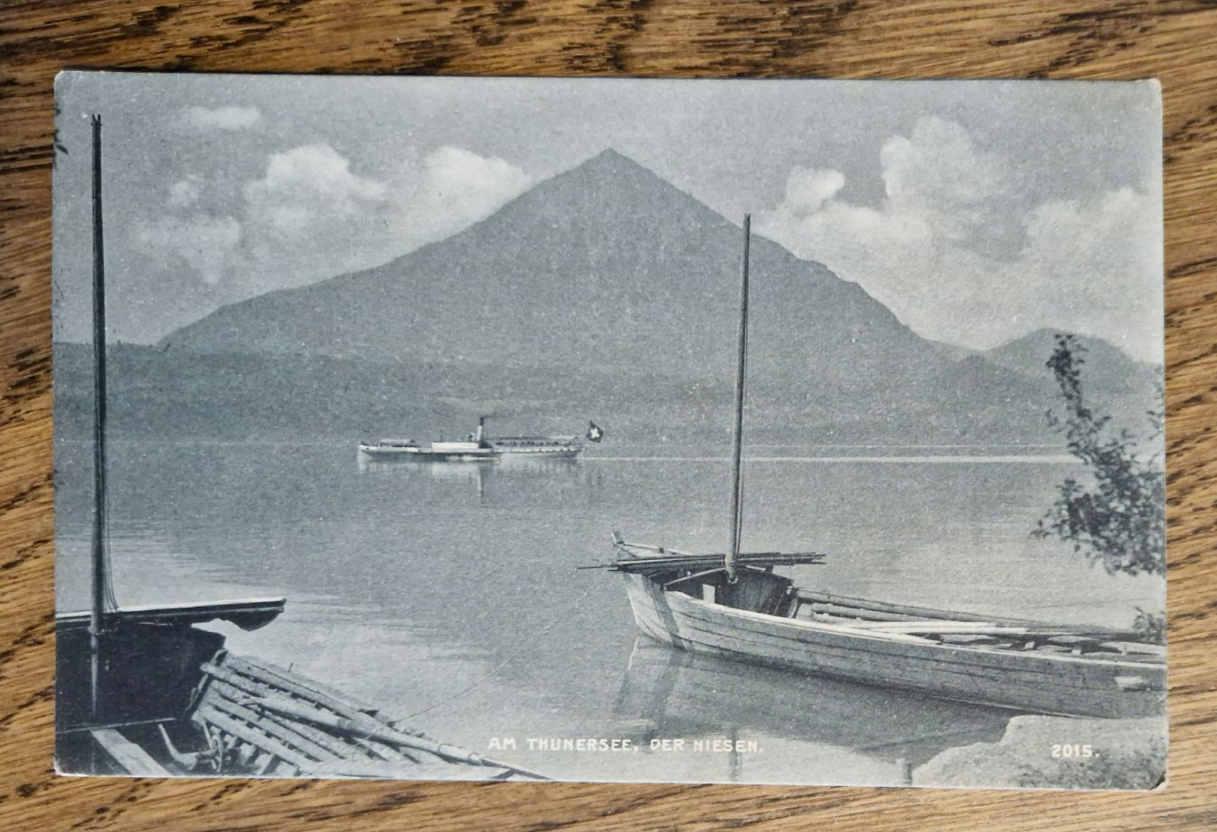 Cartoline postali: Am Thunersee, Feldpost, 1917 nach Rubigen – Usato da Ebikon venduto da Donar50