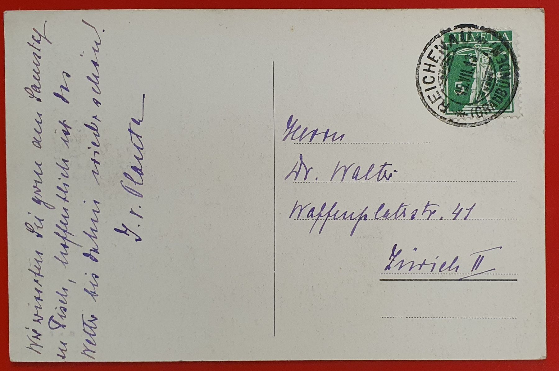 Cartoline postali: Reichenau 1913 – Usato da Kreuzlingen venduto da Rschweiz1 1