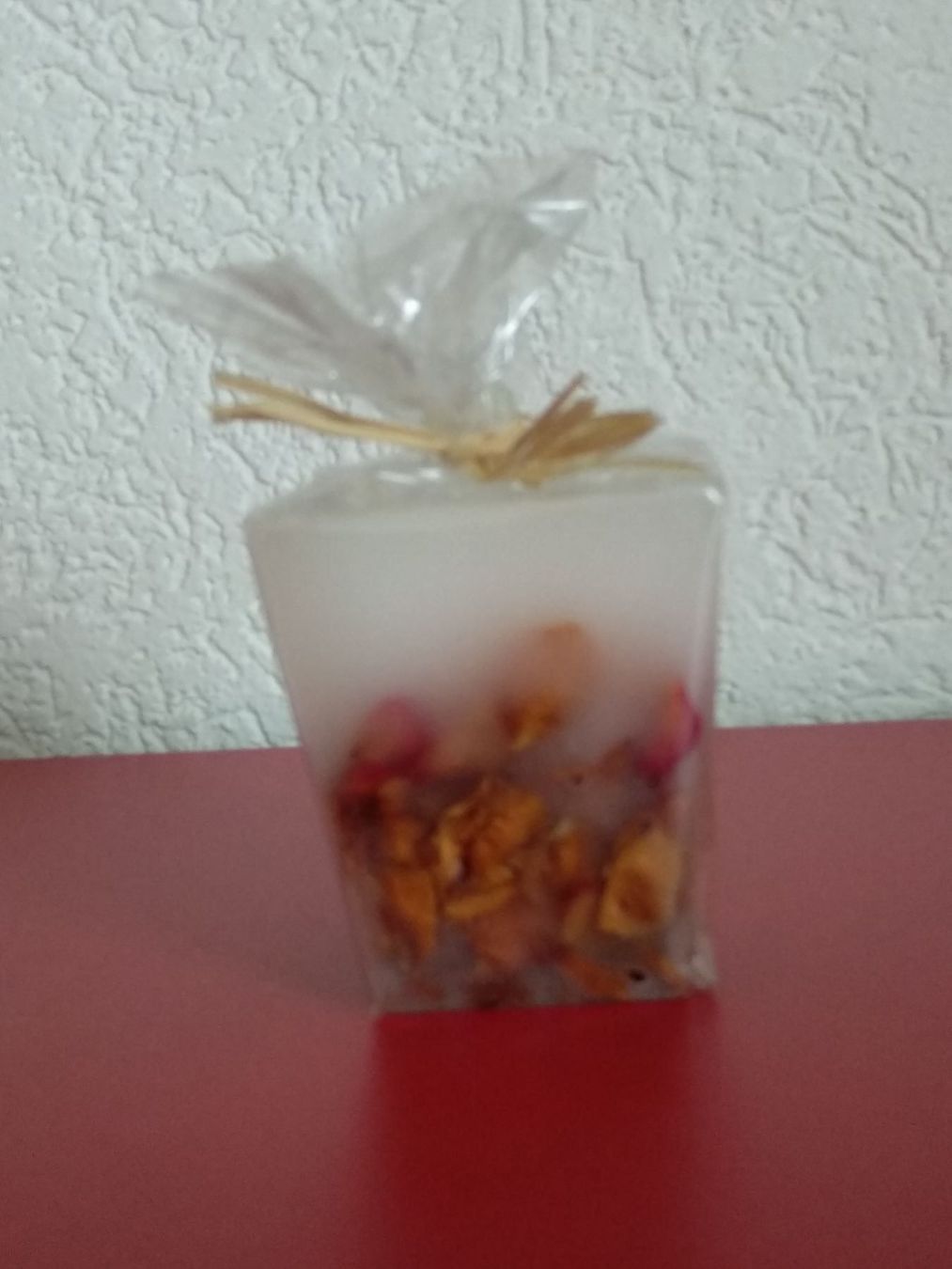 Candele: Kerze mit Rosenblüten – Nuovo (secondo la descrizione) da Schwyz venduto da Vesparider01 1