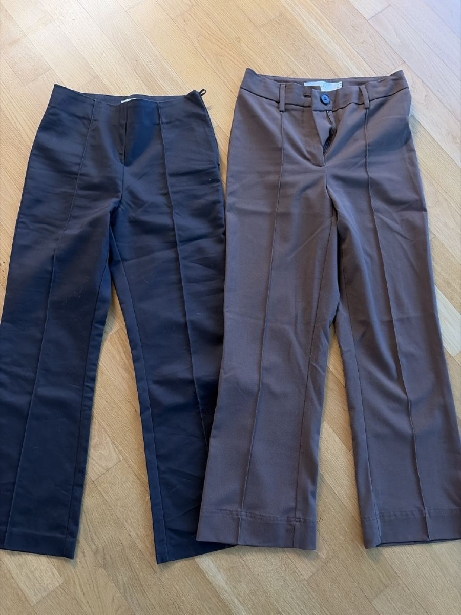 Hosen: 2 braune Hosen H&M - Bershka – Gebraucht aus Zürich von ufe_f5q5