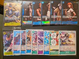15 One Piece Card game Promos Sammlung