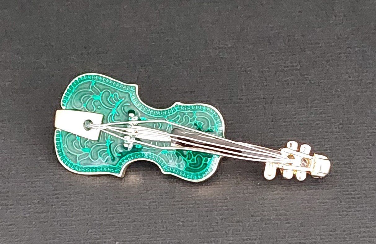 Broschen & Nadeln: Brosche Violine – Neu und originalverpackt aus Zunzgen von WeilerShop