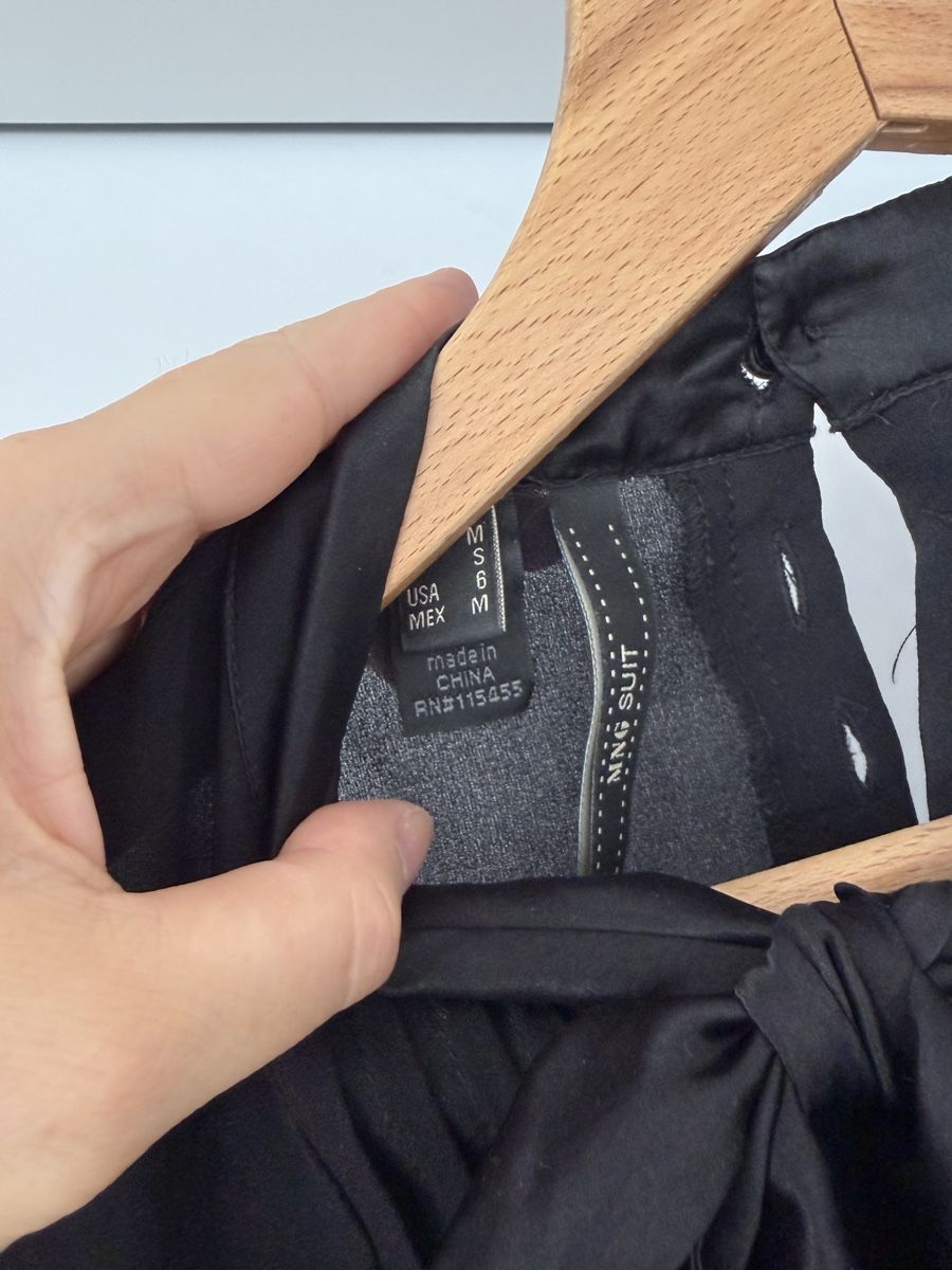 Mango Camicette: Damen Bluse schwarz Grösse M, Mango Vintage – Usato da Zürich venduto da Ambrette9 1