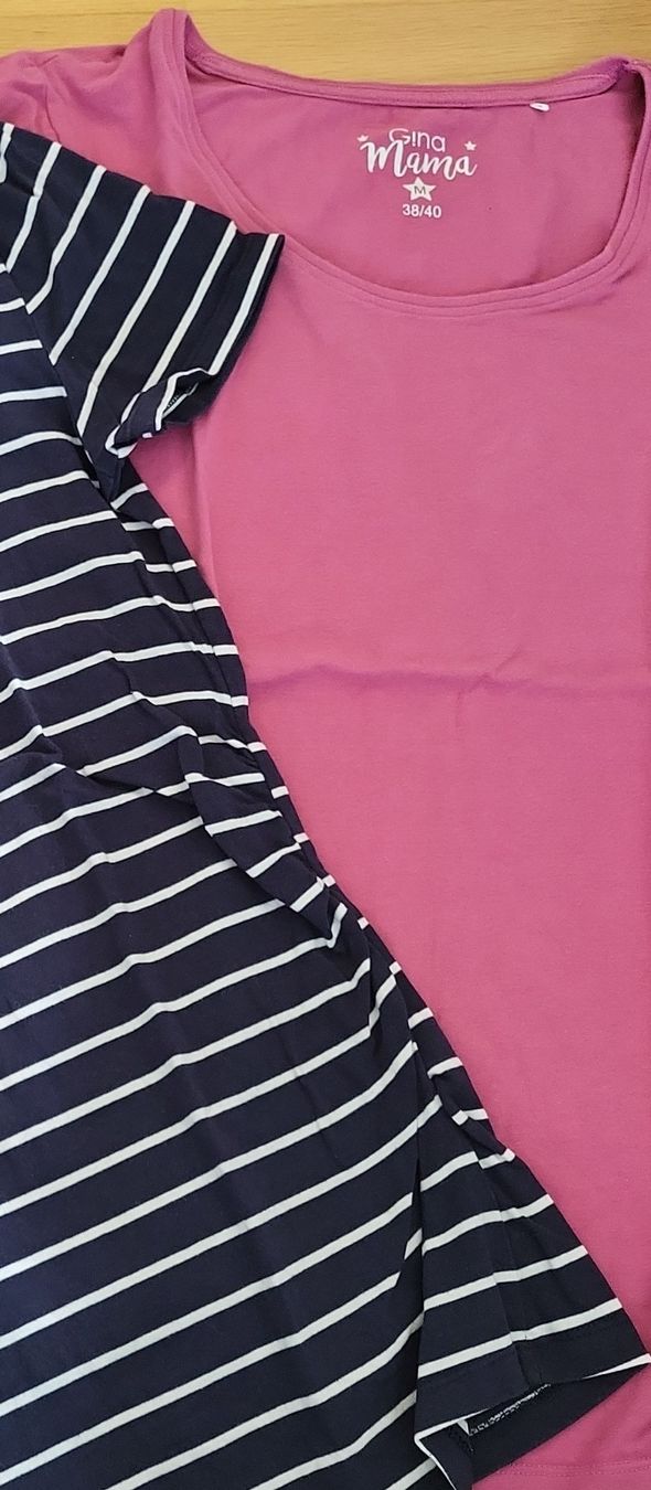T-shirt: 2er Set Umstandsmode TShirt, Gr. 38/40 M Top Zustand – Usato da Wikon venduto da lin_qw8x 1