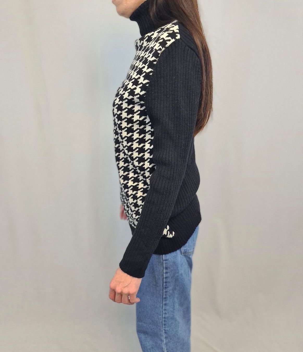 Maglioni & Felpe: Pull pied-de-poule en laine - Taille XL – Usato da Couvet venduto da Nawra_26 2