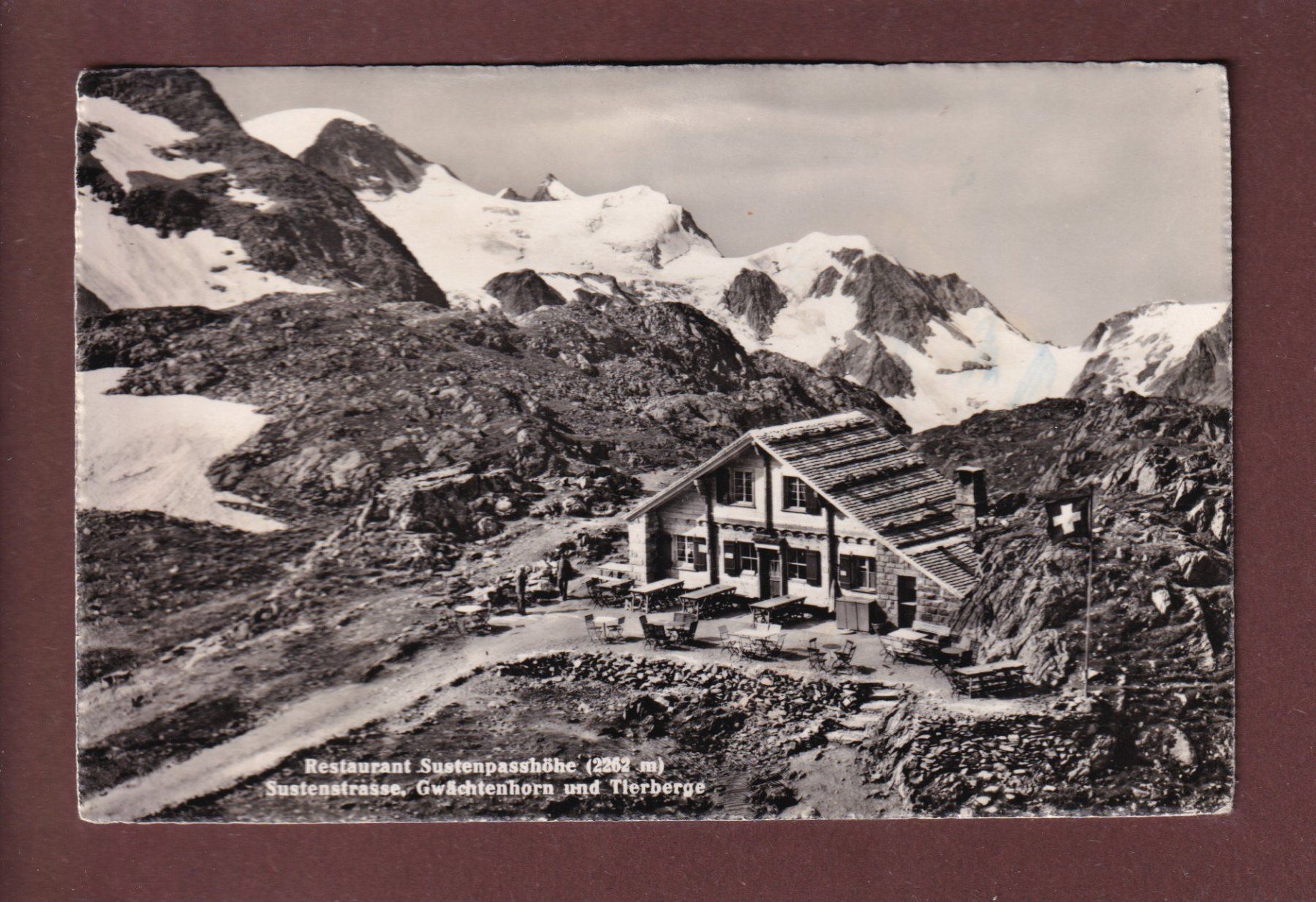 Cartoline postali: Restaurant SUSTEN-PASSHÖHE – Usato da Pully venduto da nicecards
