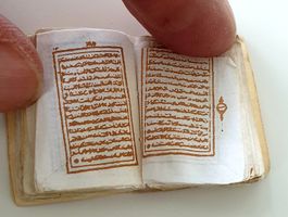 KORAN MINI Gold druck rarität