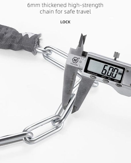 Lucchetti: KettenSchloss 120cm mit Zahlencode – Nuovo e nell'imballaggio originale da Châtelaine venduto da topshop.switzerland 3