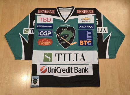 Olimpija Ljubljana Eishockey Trikot, 2011 XXL, Nr. 6 Groznik