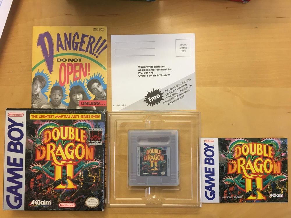 Notice Double Dragon II 2 / Nintendo Game Boy / PAL / FAH