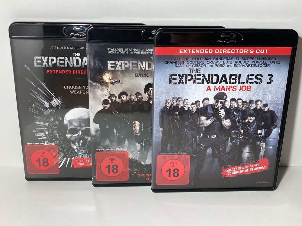 The Expendables 1-3 Blu Ray Uncut (Gebraucht) in Wilderswil für CHF 14. ...