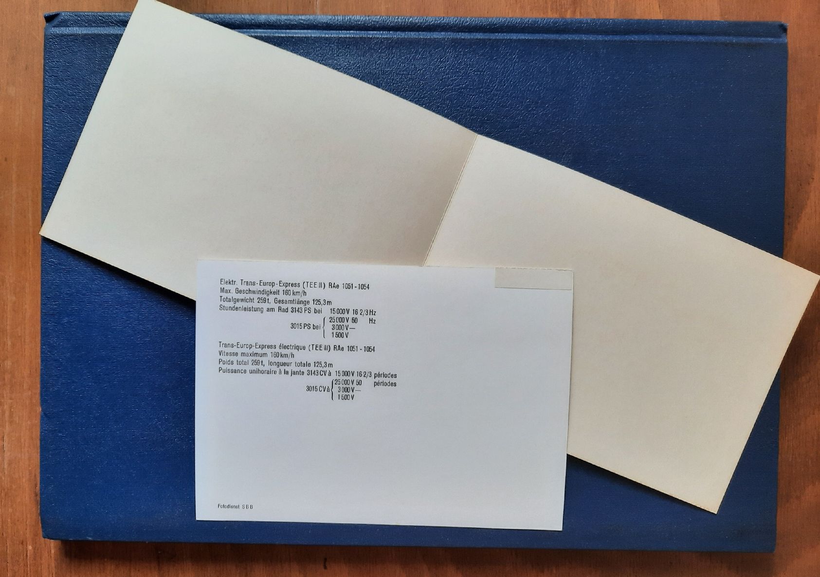 Alle Briefmarken: 2 Maximumkarten Zug TEE, 1962 und 1965 – Gebraucht aus Marly von neu-adlerauge65 1