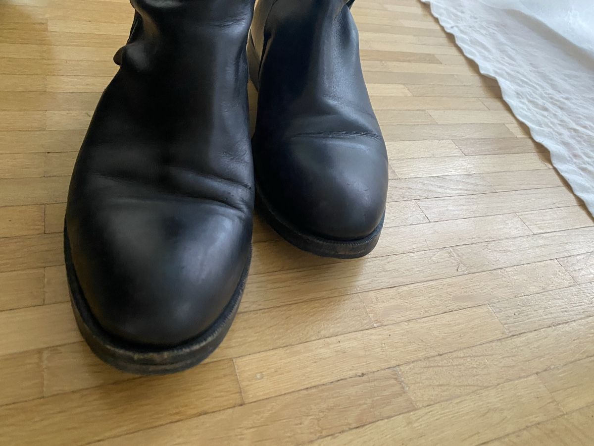 Scarpe da donna: Schwarze Lederstiefeletten, Scarosso 40 - – Nuovo (secondo la descrizione) da Zürich venduto da linlin02 1