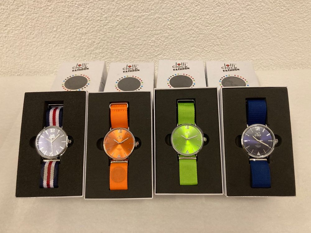 Uhren Lolli Clock Fashion, 4 Stück Kaufen auf Ricardo