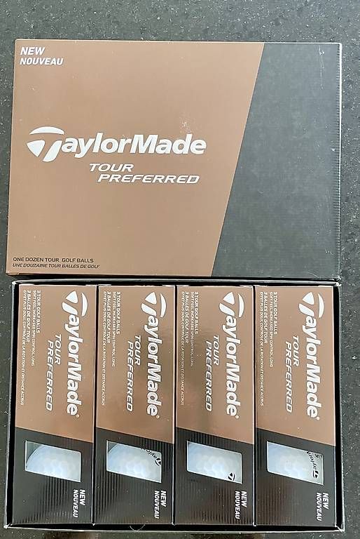 Taylor Made Palloni: 12 neue TaylorMade Golfbälle, Tour preferred – Nuovo e nell'imballaggio originale da Schindellegi venduto da Moom1402