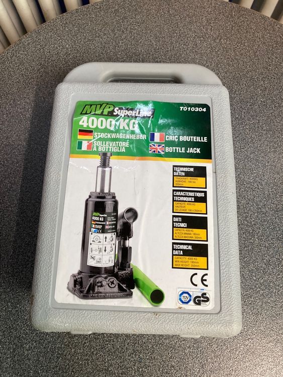 Uadme Elektrischer Wagenheber 5T - Hydraulischer Stempelheber Mit Fernbedienung, 17-45cm Hub