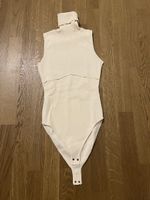 ZARA Rollkragen-Body – Grösse S – Cremefarben