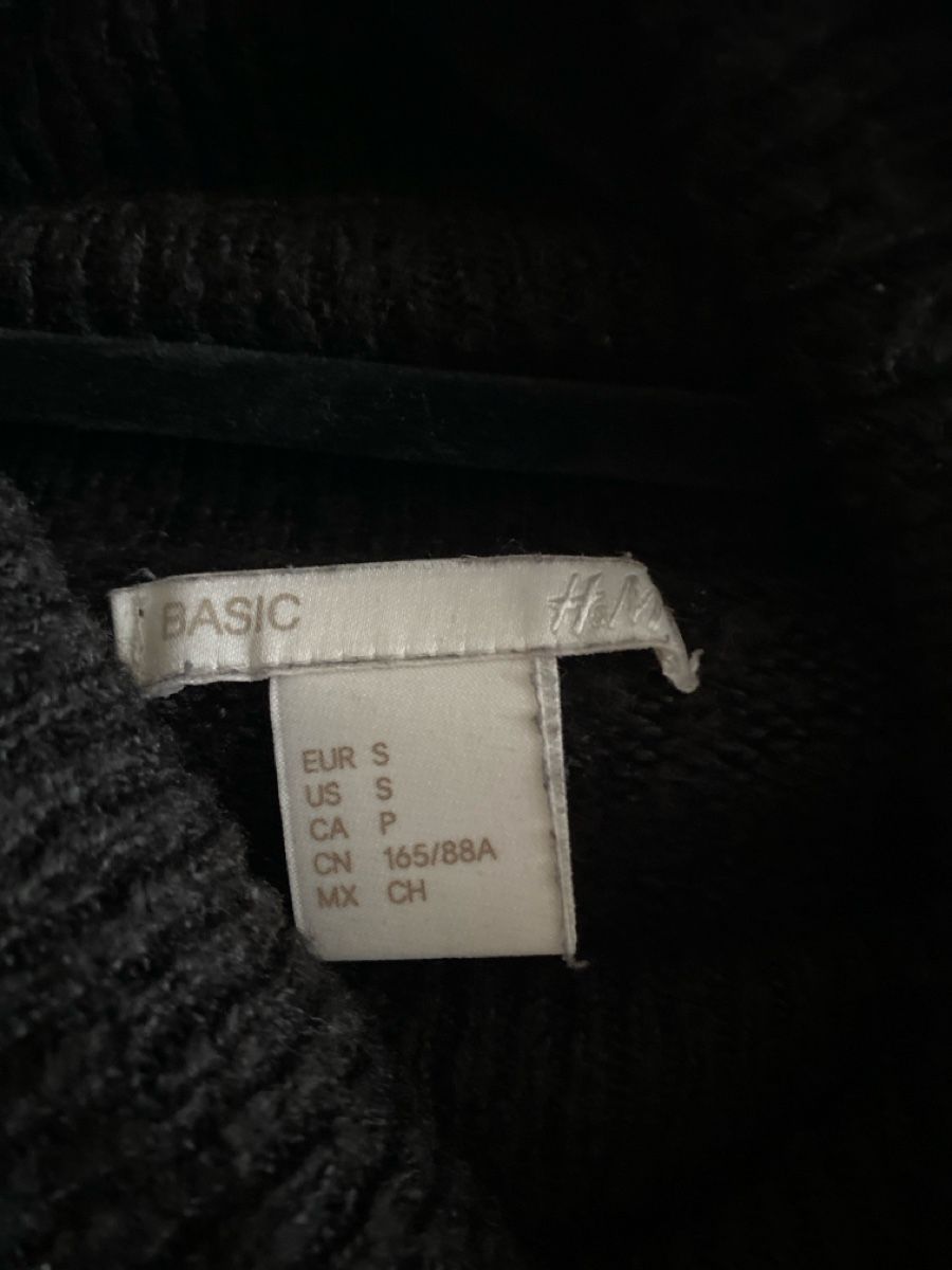H&M Pullover & Sweatshirts: H&M Basic Strickpullover, Gr. S, Schwarz, Oversized! – Neu (gemäss Beschreibung) aus Opfikon von Sagui83 1