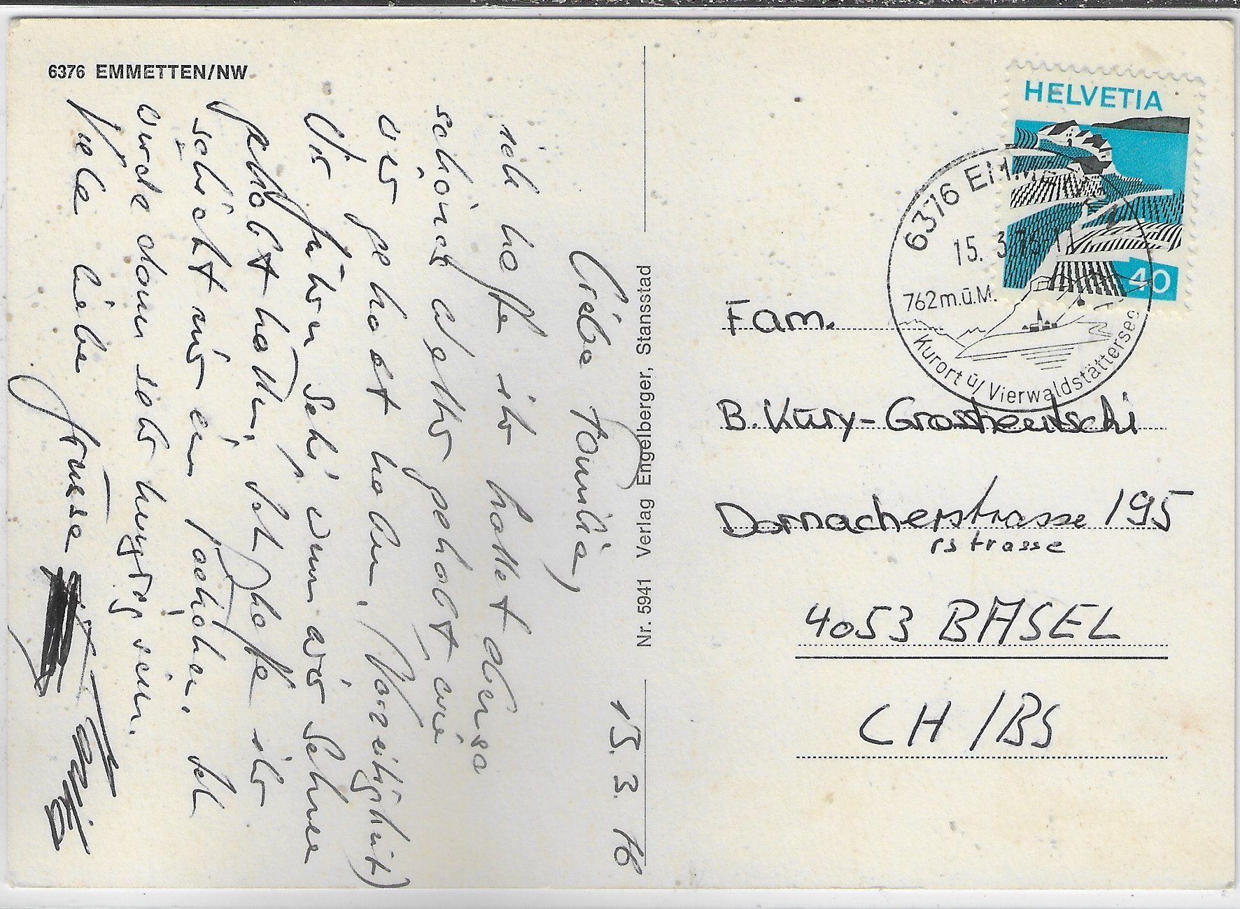 Cartes postales: Emmetten - Multiview – D'occasion à Ettingen par Kartenplanet 1