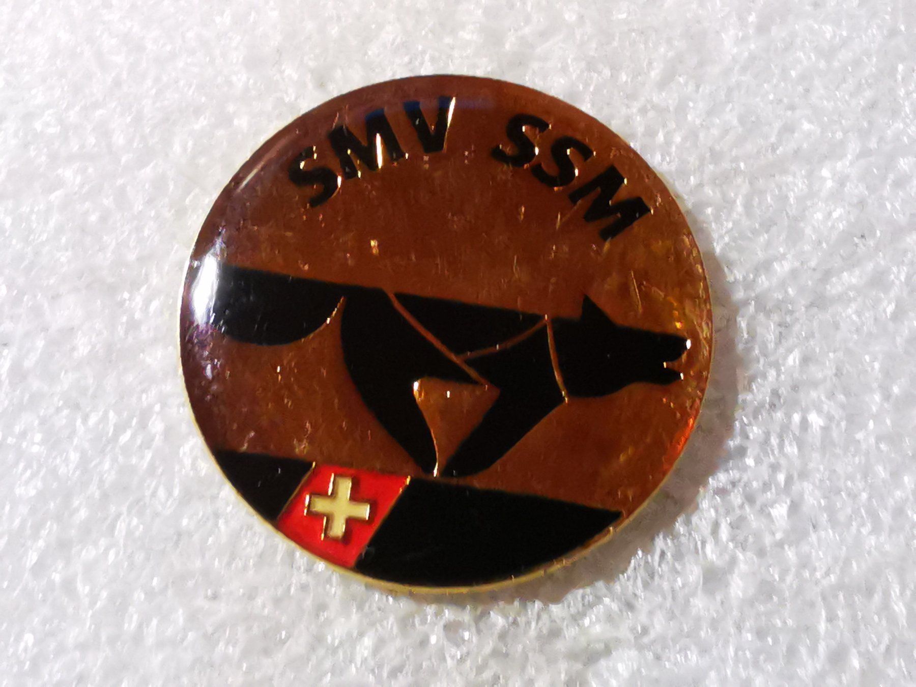 Placchette & Badge: Ansteckpin 16: SMV SSM – Usato da Oppligen venduto da Pin-Fall-Shop