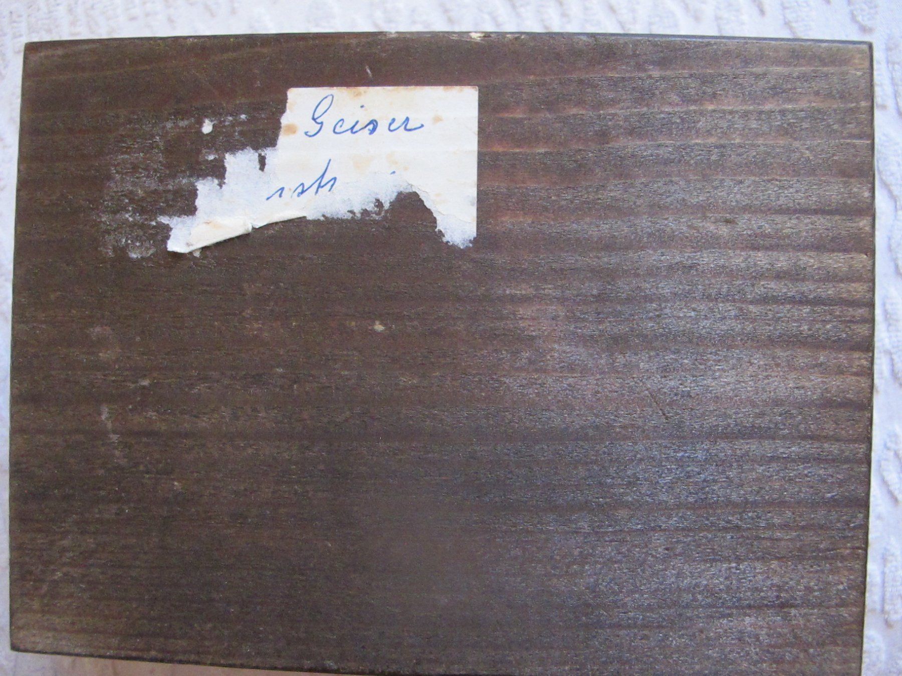 Dosen: Antike Nähschatulle Schatulle aus Holz – Gebraucht aus Löhningen von Chimae67 5