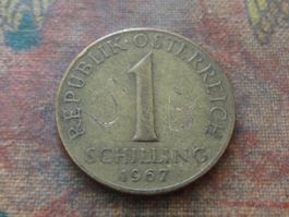 AUTRICHE  1  Schilling  1967