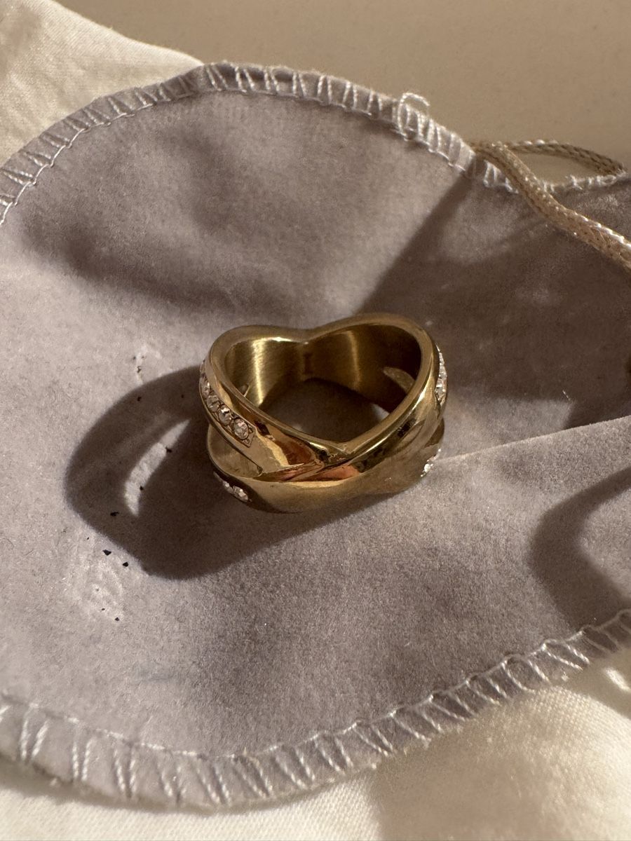 Dyrberg/Kern Anelli: Bague Dryberg/Kern dorée, taille 1/51 – Nuovo (secondo la descrizione) da Meyrin venduto da mai_pl7s 2
