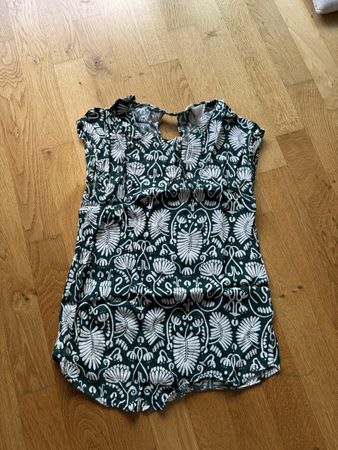 Sommerbluse H&M grün gemustert Gr. 34