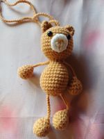 neu: Gehäkelter Teddy Anhänger, Handarbeit