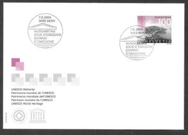 FDC Nr. 1137 Monte San Giorgio ET Bern 7.9.2004