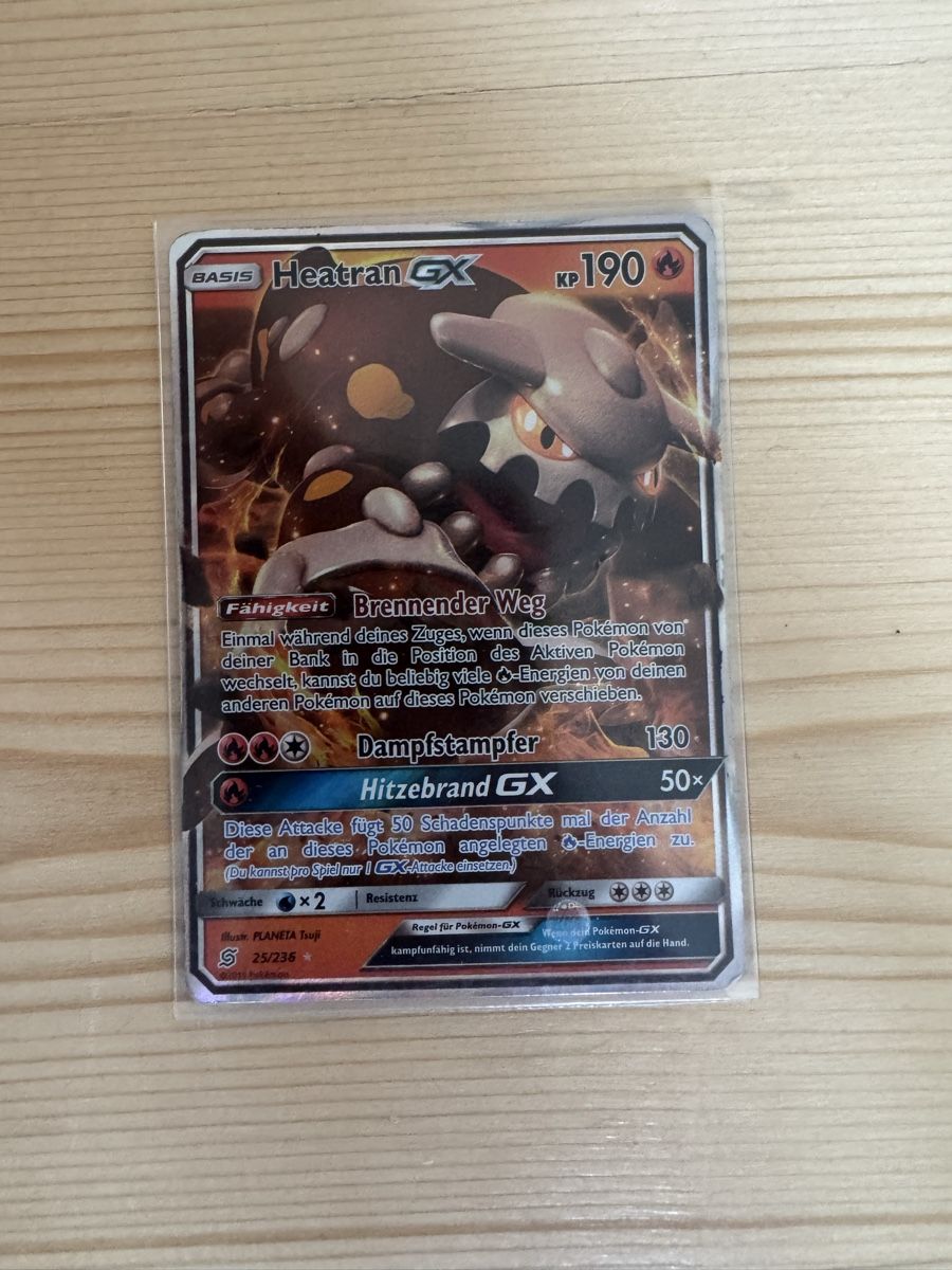 Pokémon Carte collezionabili: Heatran GX Pokémon Karte – Usato da Zürich venduto da anemonetty