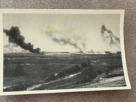 Fototodruck 6x9cm die Herbstschlacht in der Champagne 1915