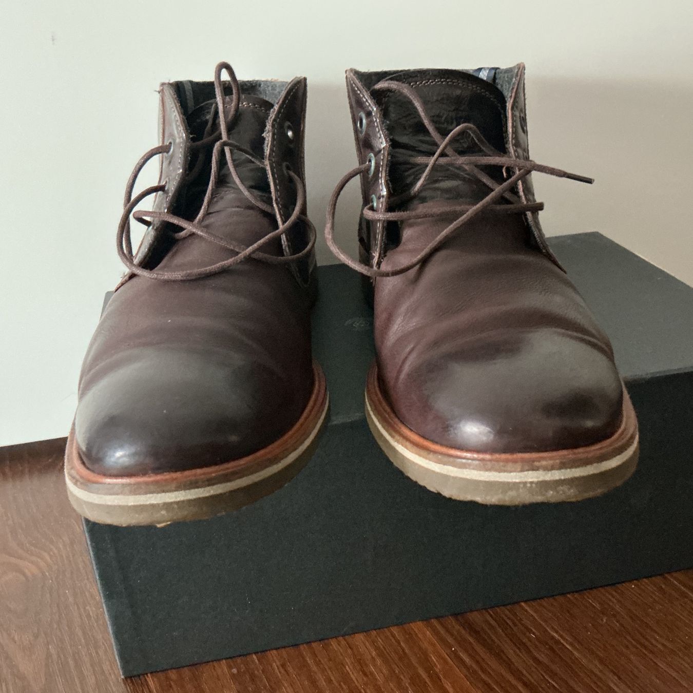 Lloyd Scarpe da uomo: Lloyd brown leather shoes / boots 40 – Usato da Basel venduto da 18Inspiration 3