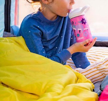 Camelbak Trinkflaschen & Thermosflaschen: CamelBak Eddy+ Kids Bite Edelstahl-Isolierflasche mit Strohh – Neu und originalverpackt aus Genève von Pandi_Panda 1