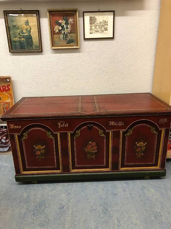 Truhen: Antike Holztruhe von 1872 – Gebraucht aus Rüfenacht BE von nb04