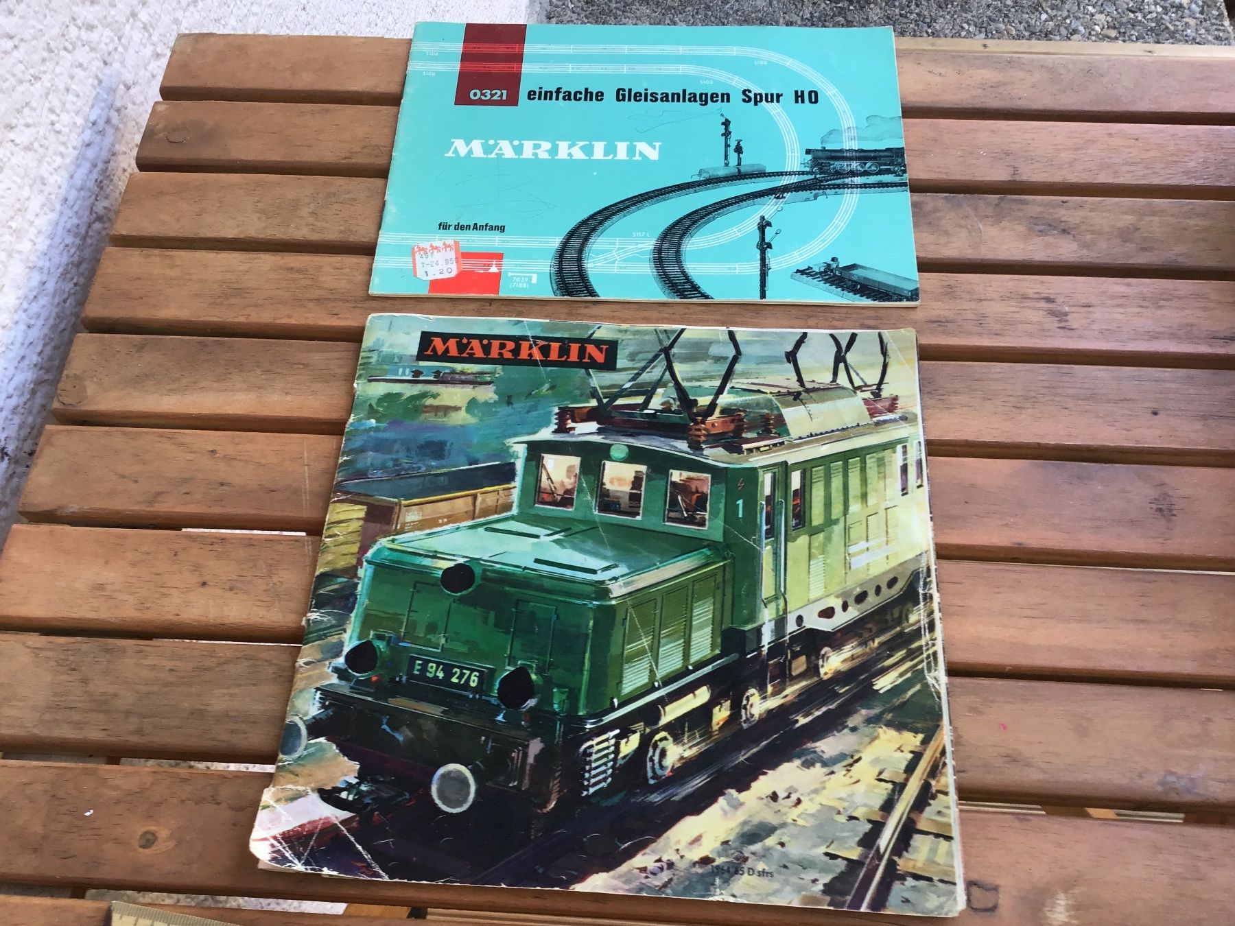 Märklin Modellini di ferrovie: Marklin Gleisplan/Katalog 2 Hefte, Vintage – Usato da Männedorf venduto da Spezial-Modelle