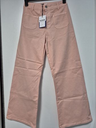 Jean taille haute rose Pêche  Please femme S neuf 🍑