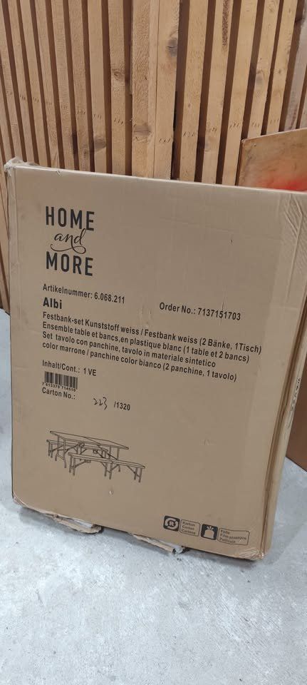 Tischset: Banc et table de jardin/balcon – Neu und originalverpackt aus Onex von her_8lcy 1